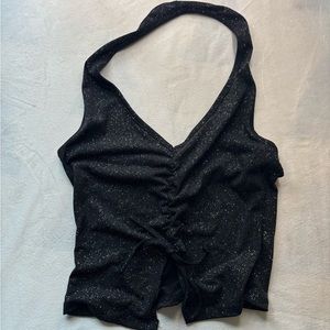 liberty love haltered glittery top